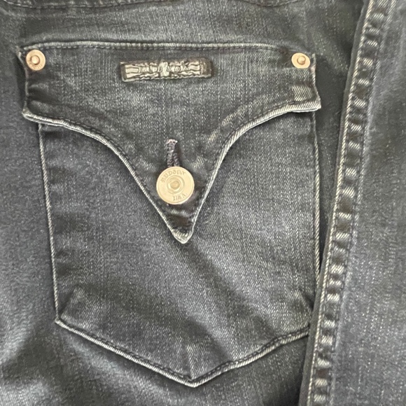 Hudson Collins Skinny Super Stretch Jeans Size 31 Black - Picture 4 of 10